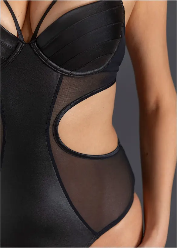 Body-string ouvert effet mouillé, bonprix