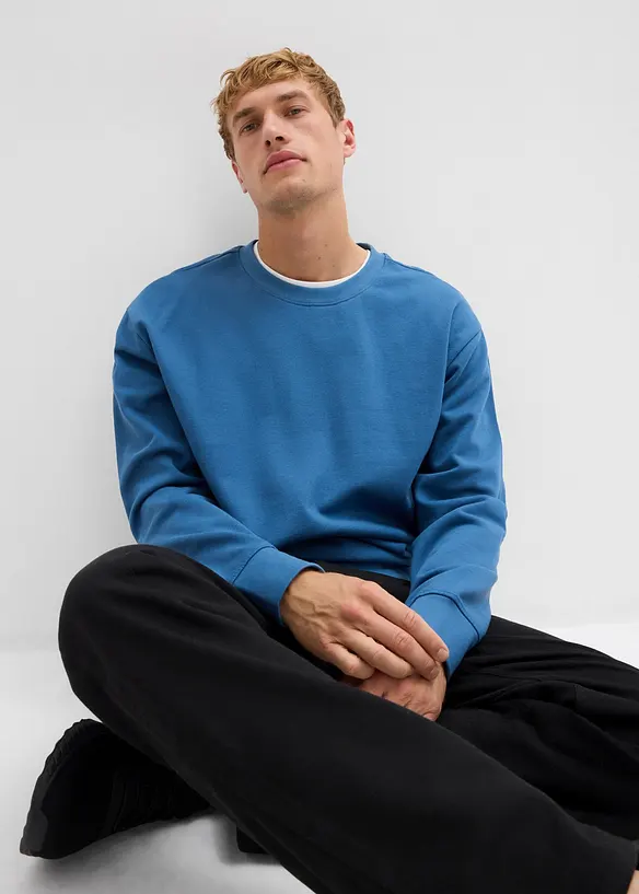 Oversize-Sweatshirt aus reiner Bio-Baumwolle, bonprix
