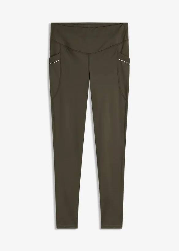 Legging thermique à détails réfléchissants et poche pour portable, bonprix
