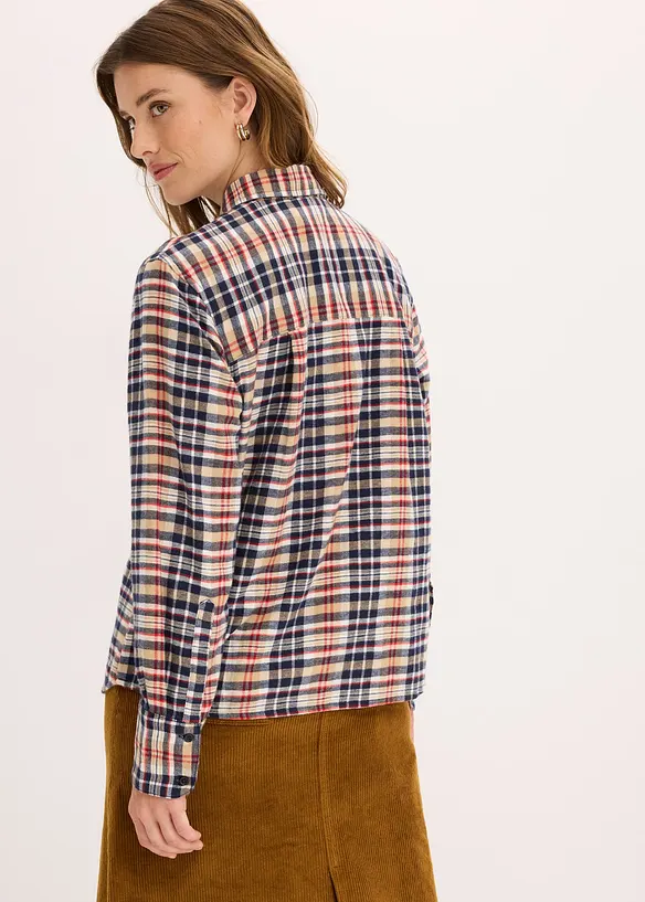 Chemise en flanelle 100% coton, bonprix