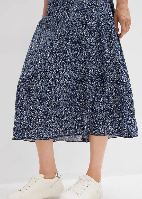 Jupe midi en viscose fluide, bonprix