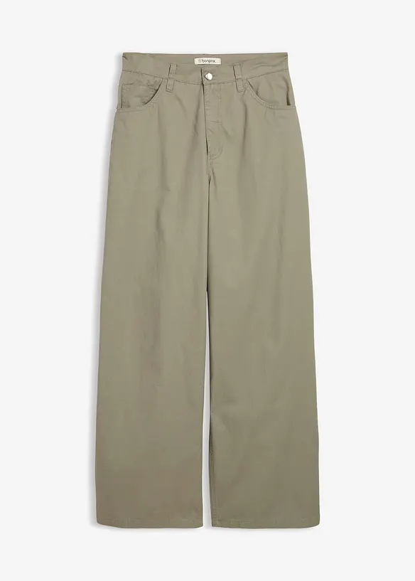 Twillhose aus reiner Baumwolle, bonprix