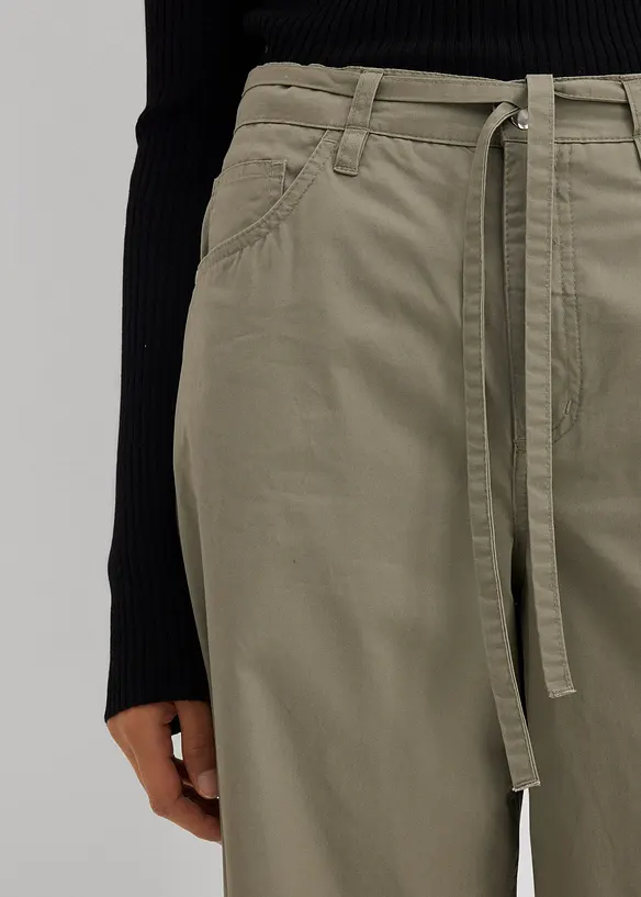 Twillhose aus reiner Baumwolle, bonprix