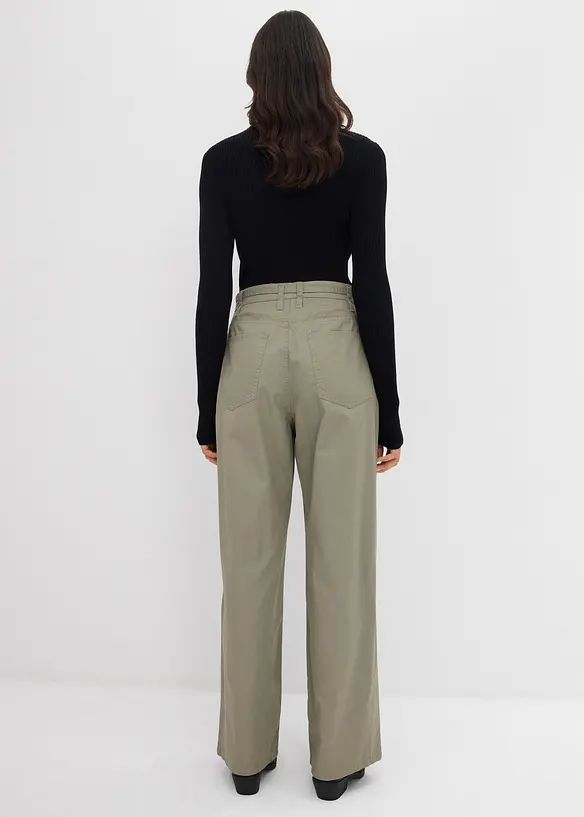 Twillhose aus reiner Baumwolle, bonprix