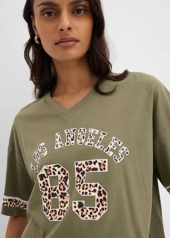 Oversize-Shirt aus reiner Bio-Baumwolle, bonprix