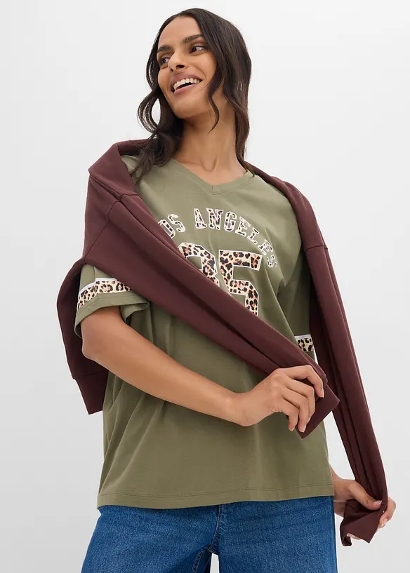 Oversize-Shirt aus reiner Bio-Baumwolle, bonprix