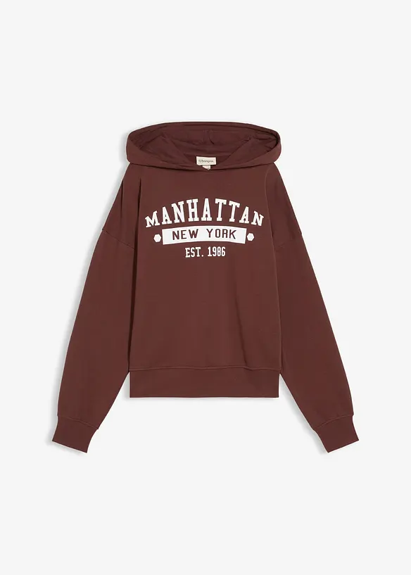 Oversize Hoodie aus reiner Baumwolle, bonprix