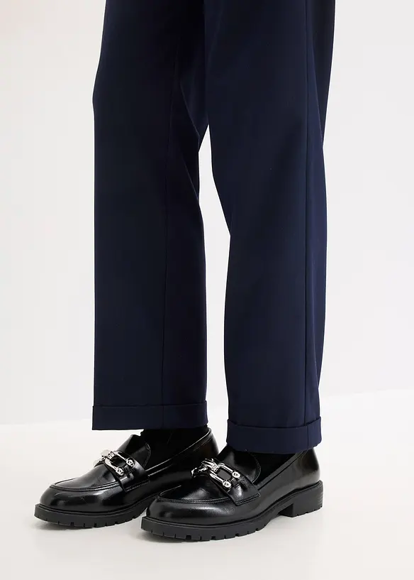 Schlupfhose mit Umschlag, bonprix