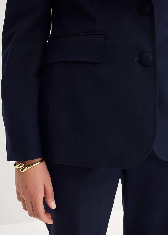 Blazer mit dekorativen Handstich Details, bonprix