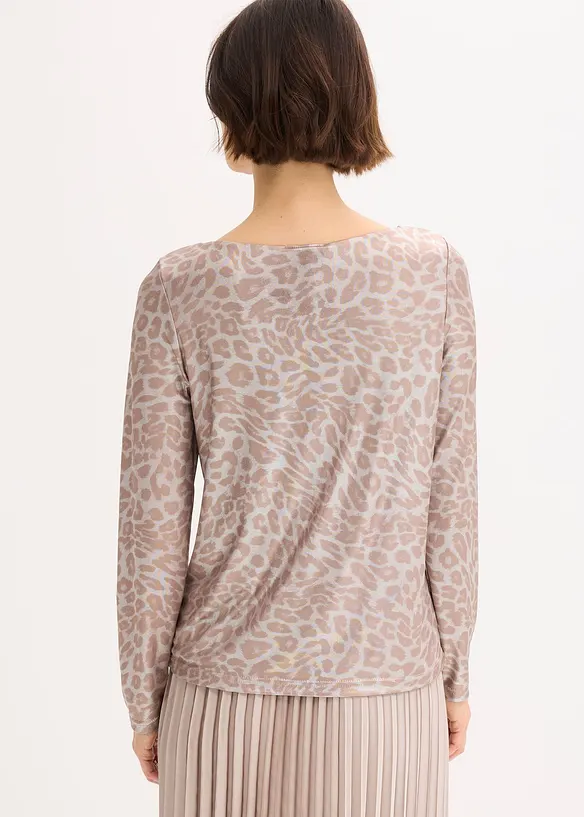 Leo-Shirt mit Glanzdruck, bonprix