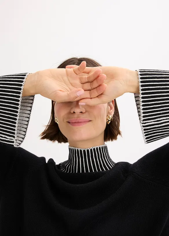 Stehkragenpullover, bonprix