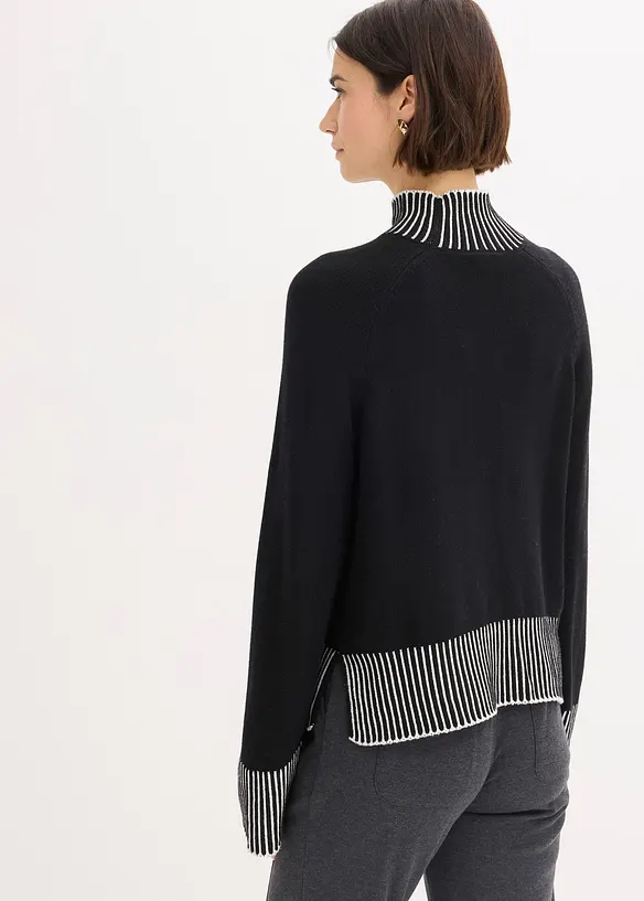 Stehkragenpullover, bonprix