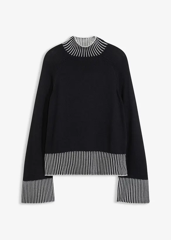 Stehkragenpullover, bonprix