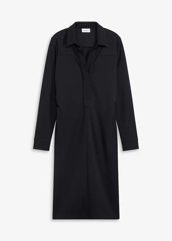 Hemdblusenkleid aus Punto di Roma, bonprix