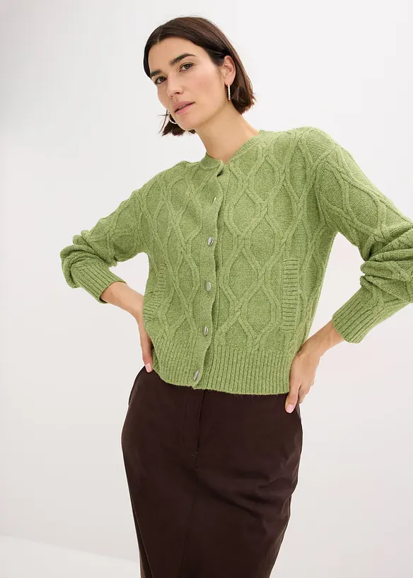 Bomberjacke mit Wollanteil, bonprix