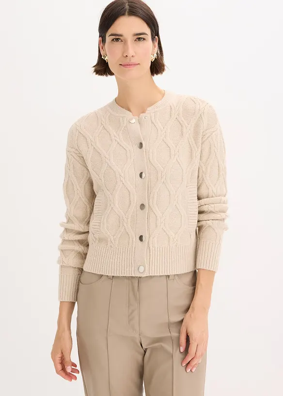 Bomberjacke aus Grobstrick, bonprix