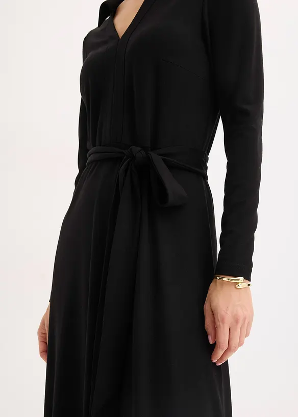 Hemdblusenkleid mit Viskose, bonprix