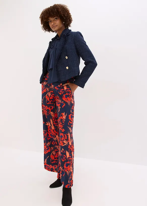 Palazzo-Hose aus leichtem Viskose-Crêpe, bonprix