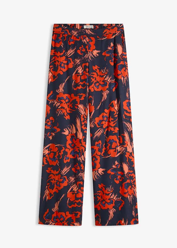 Palazzo-Hose aus leichtem Viskose-Crêpe, bonprix