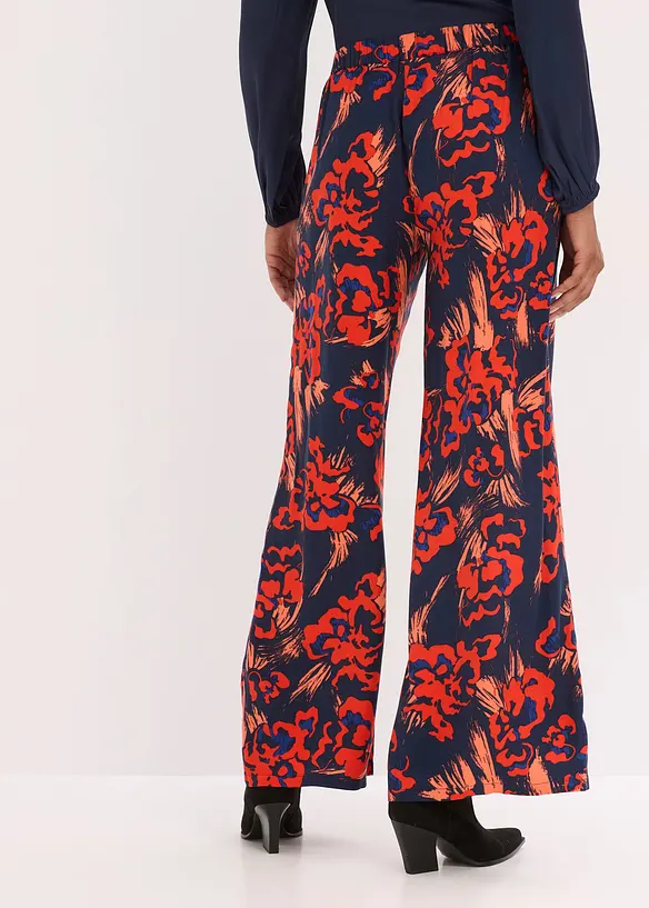 Palazzo-Hose aus leichtem Viskose-Crêpe, bonprix