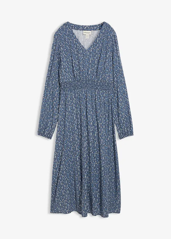 Midikleid aus fließender Viskose, bonprix