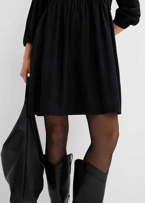 Tunika-Kleid aus fließender Viskose, bonprix