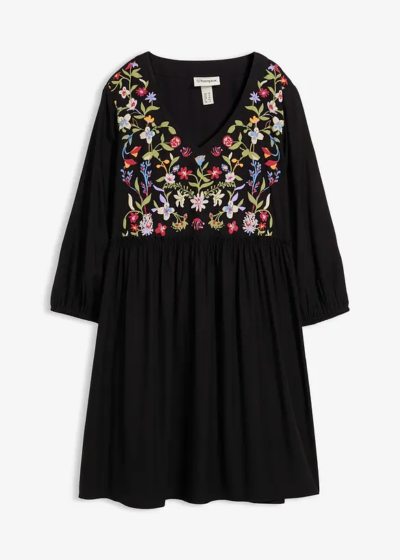 Tunika-Kleid aus fließender Viskose, bonprix