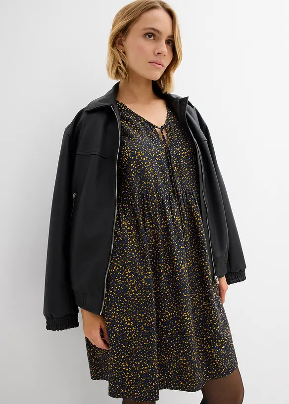 Tunika-Kleid aus fließender Vikose, bonprix