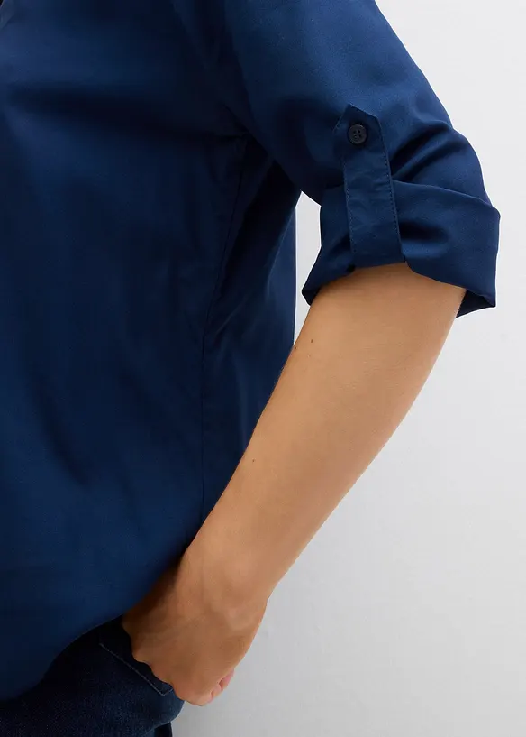 Schlupfbluse aus fließender Viskose, bonprix