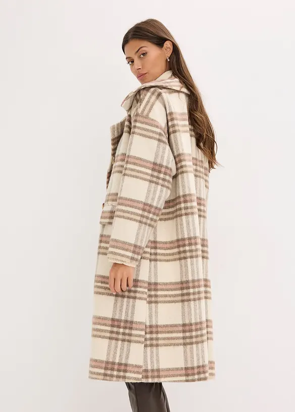 Oversize-Mantel aus weichem Woll-Mix, bonprix