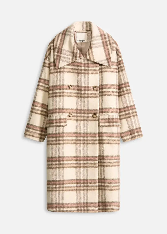 Oversize-Mantel aus weichem Woll-Mix, bonprix