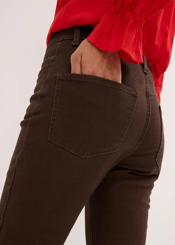 Pantalon en twill de coton extensible, bonprix