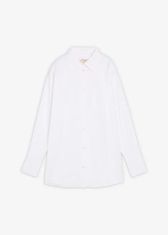 Oxford-Bluse aus Bio-Baumwolle, bonprix