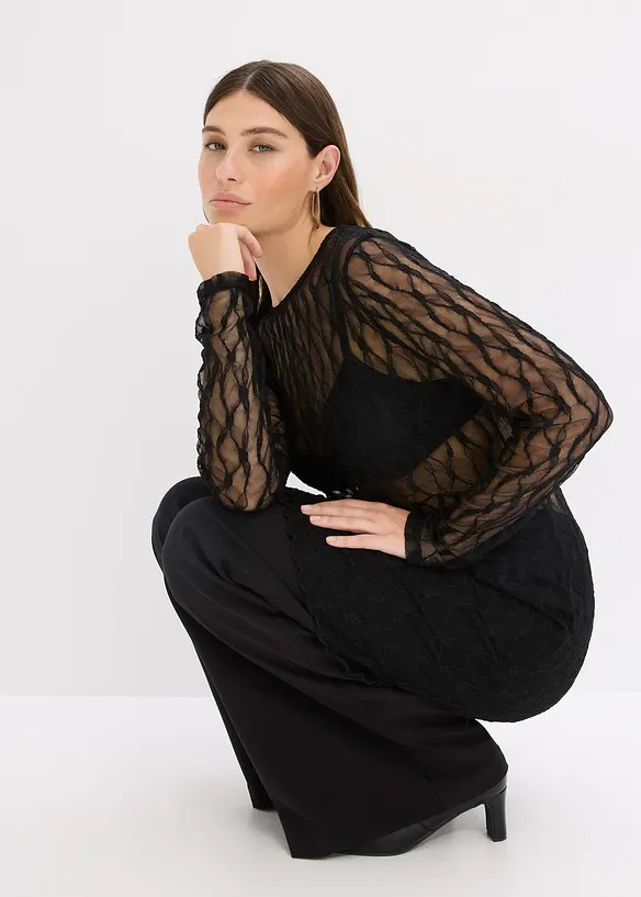 Kurzes Spitzenkleid, bonprix