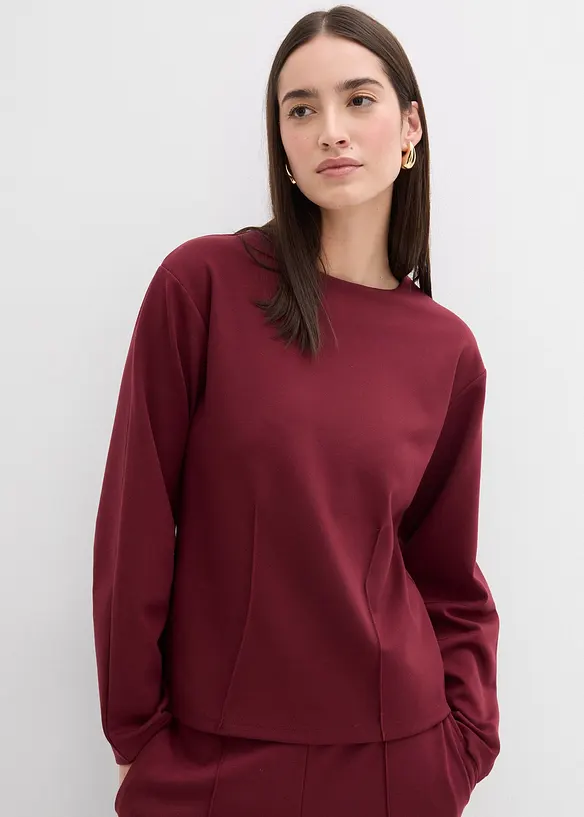 Langarmshirt aus Punto di Roma, bonprix