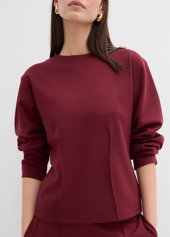 Langarmshirt aus Punto di Roma, bonprix