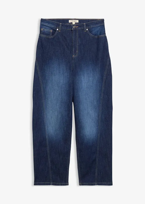 Jean baggy taille haute, bonprix