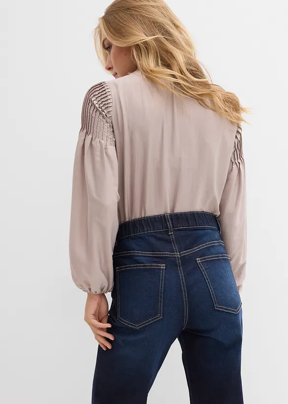 Straight-Jeans High Waist mit Taschendetails, bonprix