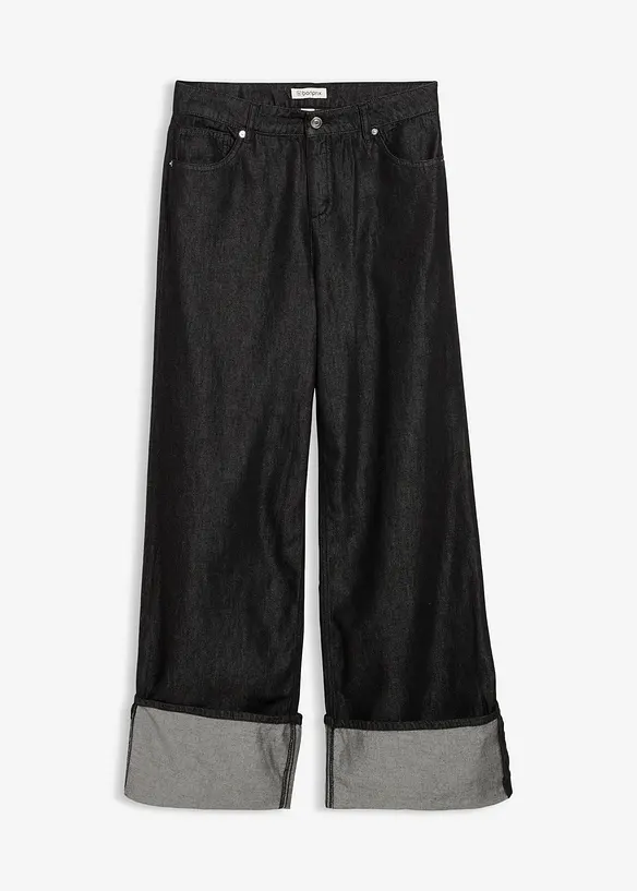 Jean baggy taille mi-haute, bonprix