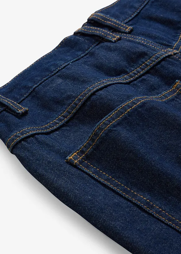 Straight-Jeans, High Waist, Long aus Bio-Baumwolle, bonprix
