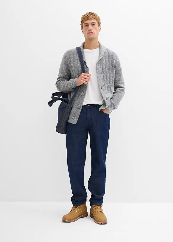 Jean ample 100% coton, droit, bonprix
