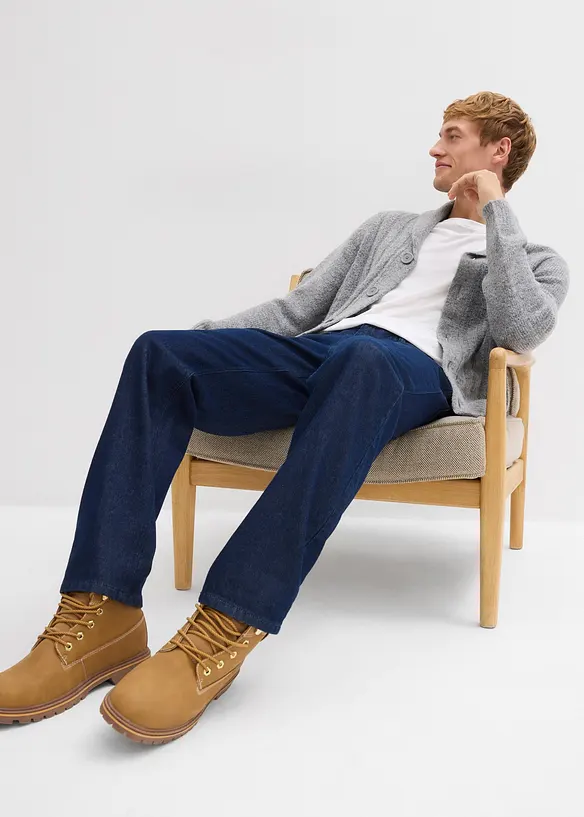 Jean ample 100% coton, droit, bonprix