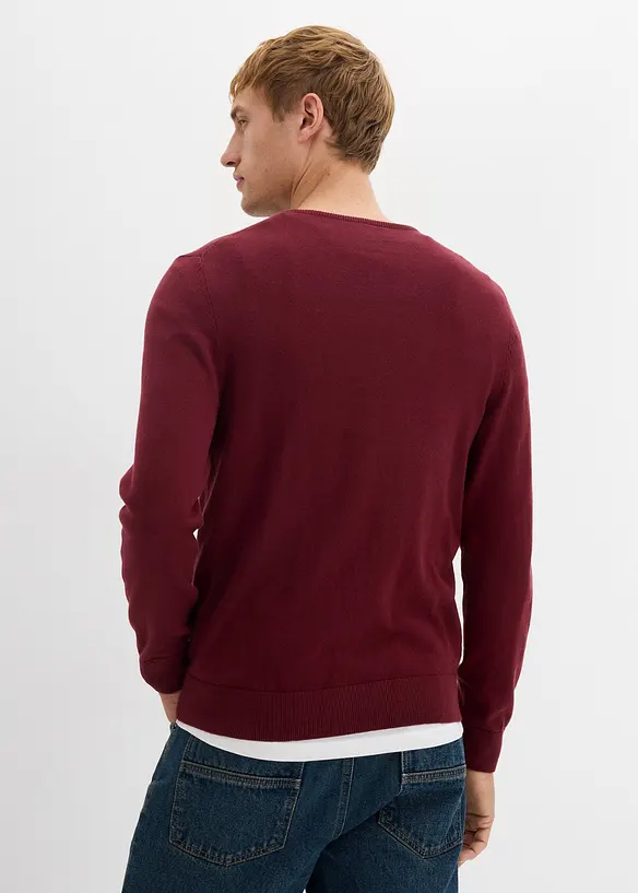 Feinstrickpullover mit edler Merinowolle, bonprix