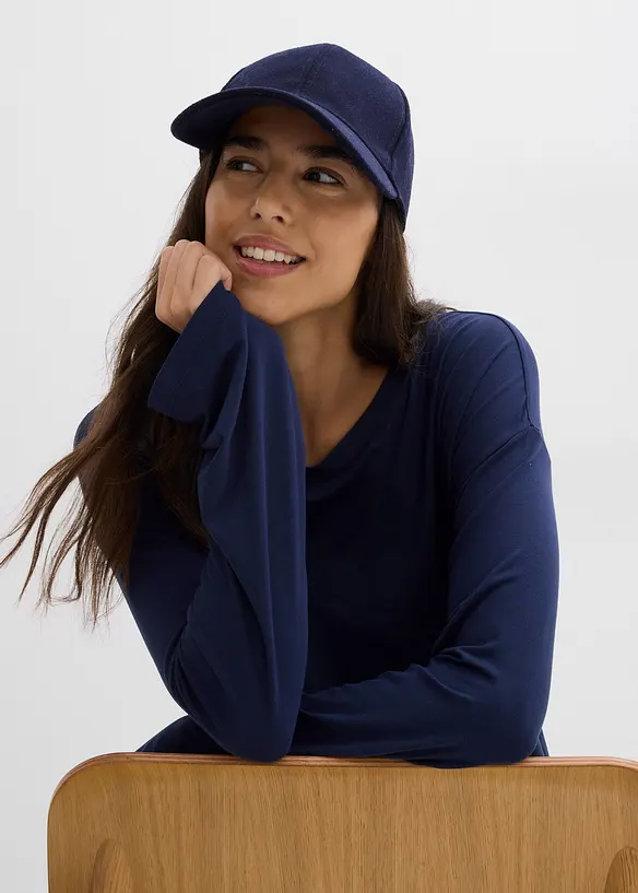 Oversize-Shirt aus fließendem Viskose-Elasthan-Mix, bonprix