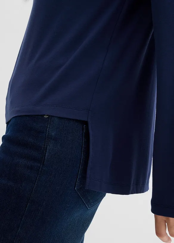 Oversize-Shirt aus fließendem Viskose-Elasthan-Mix, bonprix