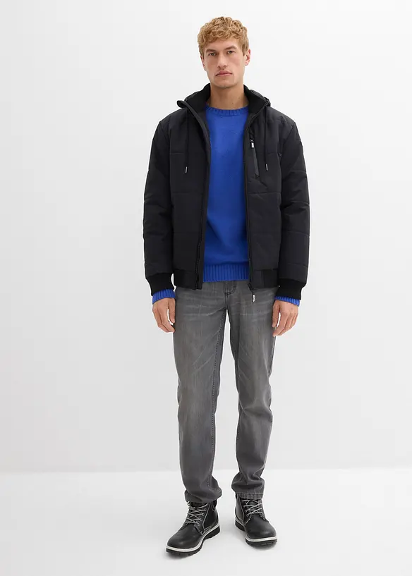 Pull en fine maille 100% coton, bonprix