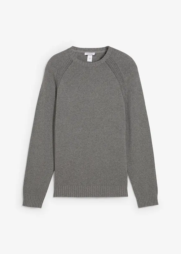 Pull en fine maille 100% coton, bonprix