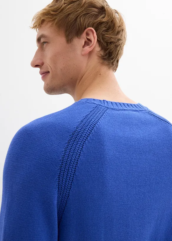 Pull en fine maille 100% coton, bonprix