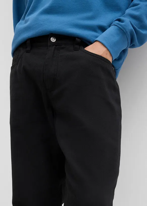 Relaxed Fit Thermohose mit Komfortbund, Straight, bonprix