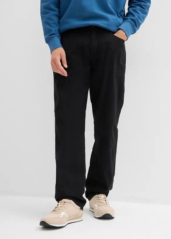 Relaxed Fit Thermohose mit Komfortbund, Straight, bonprix